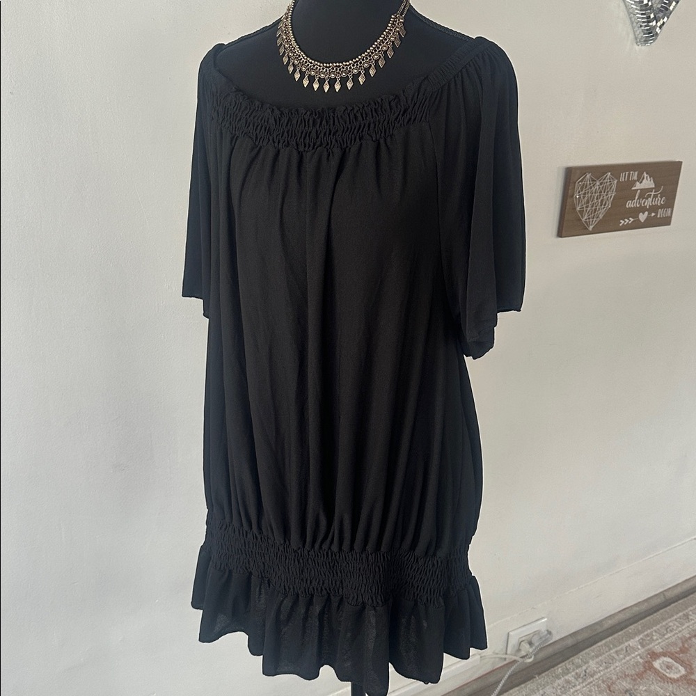 Elegant Black Women's Top